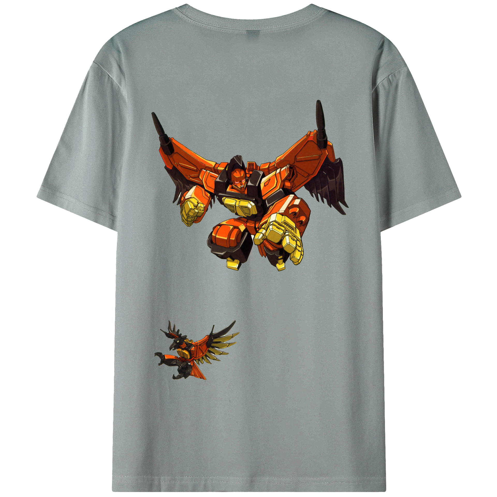 （画像用）  綿100％ メンズ半袖Tシャツ（バックプリント） 通気性